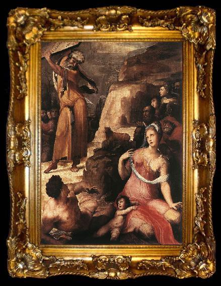 framed  BECCAFUMI, Domenico Moses and the Golden Calf fgg, ta009-2